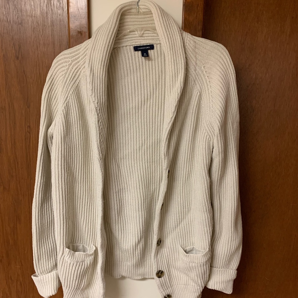 Lands End heavy/warm cardigan